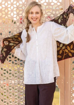 Blus "Lisa" i ekologisk bomull-Gudrun Sjödén Hot