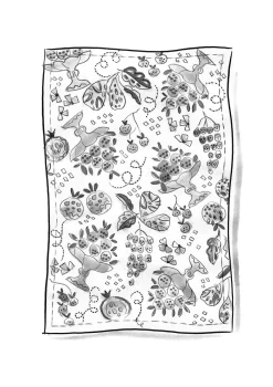 Duk "Fruits" i ekologisk bomull-Gudrun Sjödén Outlet