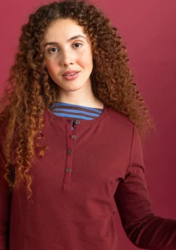 Farfarströja i ekologisk bomullsrib-Gudrun Sjödén Discount