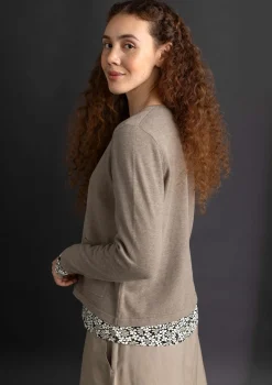 Kofta i ekologisk/återvunnen bomull-Gudrun Sjödén Hot