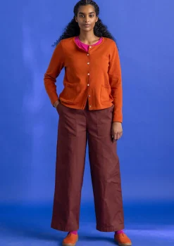 Kofta i ekologisk/återvunnen bomull-Gudrun Sjödén