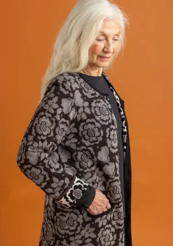 Långkofta "Astrid" i ekologisk/återvunnen bomull-Gudrun Sjödén Hot