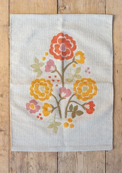 Matta "Wild rose" i ekologisk bomull-Gudrun Sjödén New