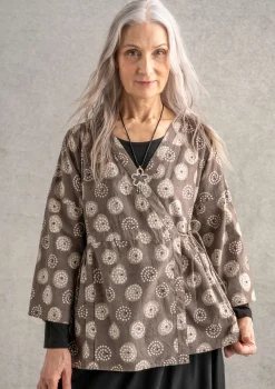 Omlottblus "Clay" i ekologisk bomull-Gudrun Sjödén Sale