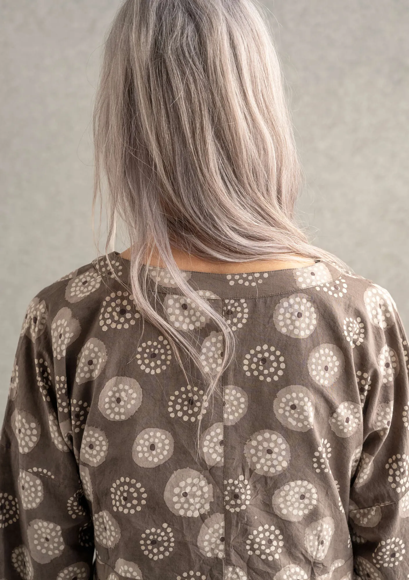 Omlottblus "Clay" i ekologisk bomull-Gudrun Sjödén Sale