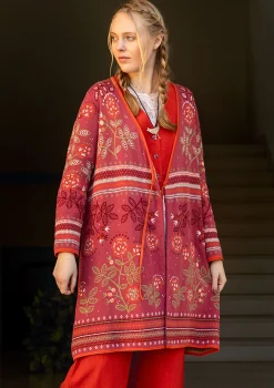 Omlottkofta "Lisa" i ekologisk/återvunnen bomull-Gudrun Sjödén