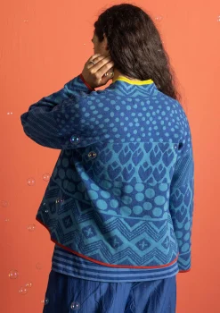 Omlottkofta "Viktoria" i lammull/bomull-Gudrun Sjödén Clearance