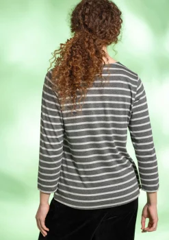 Randig top i ekologisk bomull/modal-Gudrun Sjödén Clearance