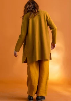 Stickad kavaj i filtad ekologisk ull-Gudrun Sjödén New