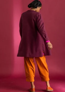 Stickad kavaj i filtad ekologisk ull-Gudrun Sjödén Discount