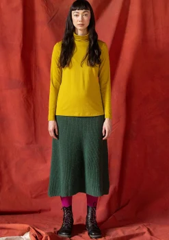 Stickad kjol "Vinternatt" i alpackamix-Gudrun Sjödén Clearance