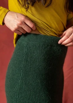 Stickad kjol "Vinternatt" i alpackamix-Gudrun Sjödén Clearance