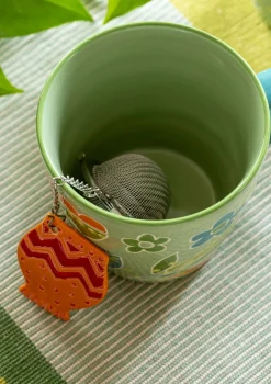 Tesil "Flower pots" i keramik/metall-Gudrun Sjödén Outlet