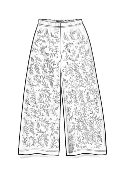 Trikåbyxa "Aurora" i ekologisk bomull/modal/elastan-Gudrun Sjödén Sale