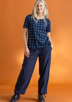 Trikåbyxa i ekologisk bomull/elastan-Gudrun Sjödén Clearance