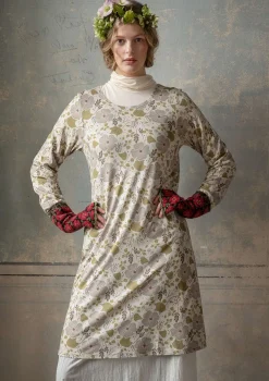 Trikåklänning "Höstanemone" i ekologisk bomull/modal-Gudrun Sjödén Hot