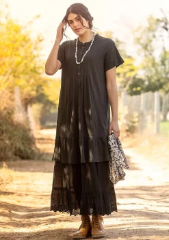 Trikåklänning i ekologisk bomull-Gudrun Sjödén Discount