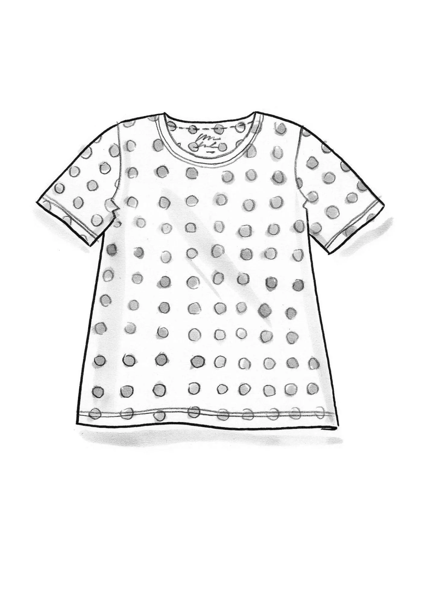 Trikåtop "Tyra" i ekologisk bomull/modal-Gudrun Sjödén Clearance