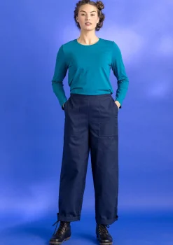 Trikåtop "Ylva" i ekologisk bomull/elastan-Gudrun Sjödén Clearance