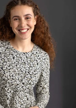 Trikåtop "Ylva" i ekologisk bomull/elastan-Gudrun Sjödén Sale