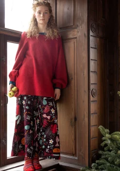 Velourbyxa "Fyrverkeri" i ekologisk bomull/återvunnen polyester-Gudrun Sjödén Sale