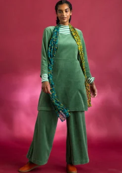 Velourbyxor i ekologisk bomull/återvunnen polyester-Gudrun Sjödén Clearance