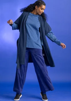 Velourbyxor i ekologisk bomull/återvunnen polyester-Gudrun Sjödén Outlet