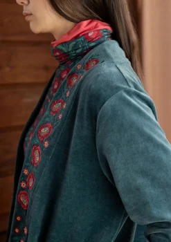 Velourkofta "Nora" i ekologisk bomull/återvunnen polyester-Gudrun Sjödén Best