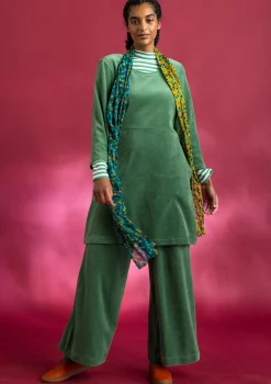 Velourtunika i ekologisk bomull/återvunnen polyester-Gudrun Sjödén Discount