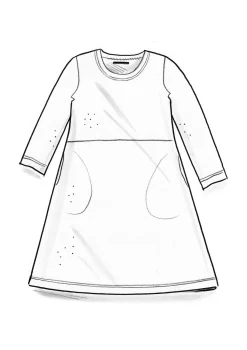 Velourtunika i ekologisk bomull/återvunnen polyester-Gudrun Sjödén Discount