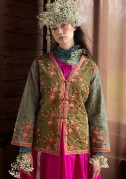 Vändbar jacka "Asta" i ekologisk bomull-Gudrun Sjödén Clearance