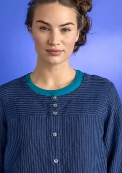 Vävd artistblus ”Asta” i lin-Gudrun Sjödén Best