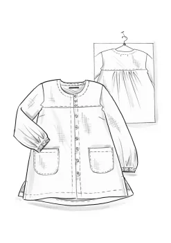 Vävd artistblus ”Asta” i lin-Gudrun Sjödén Best