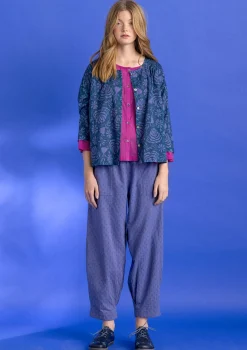 Vävd blus ”Hedda” i ekologisk bomull-Gudrun Sjödén Hot