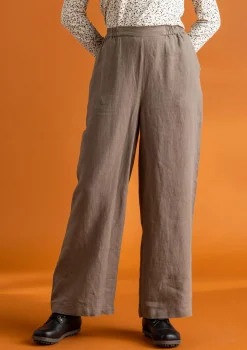 Vävd byxa ”Asta” i lin-Gudrun Sjödén Outlet