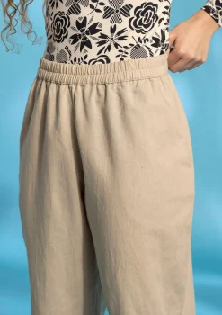 Vävd byxa i ekologisk bomull/lin-Gudrun Sjödén Outlet