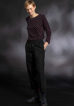 Vävd byxa i ekologisk bomull/lin-Gudrun Sjödén Sale