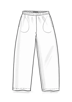 Vävd byxa i ekologisk bomull/lin-Gudrun Sjödén Sale