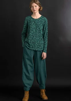 Vävd byxa i ekologisk bomullsdobby1-Gudrun Sjödén