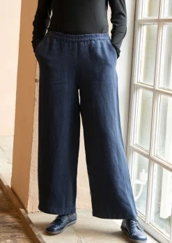 Vävd byxa i lin-Gudrun Sjödén Best