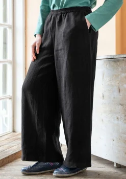 Vävd byxa i lin-Gudrun Sjödén Best