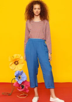 Vävd byxa "Margit" i lin/modal-Gudrun Sjödén New