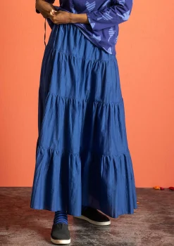 Vävd kjol i bomull/siden-Gudrun Sjödén Hot