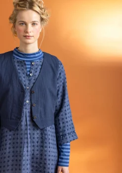 Vävd klänning ”Asta” i lin-Gudrun Sjödén Outlet