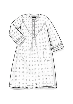 Vävd klänning ”Asta” i lin-Gudrun Sjödén Outlet