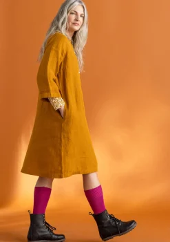 Vävd klänning ”Asta” i lin-Gudrun Sjödén Sale