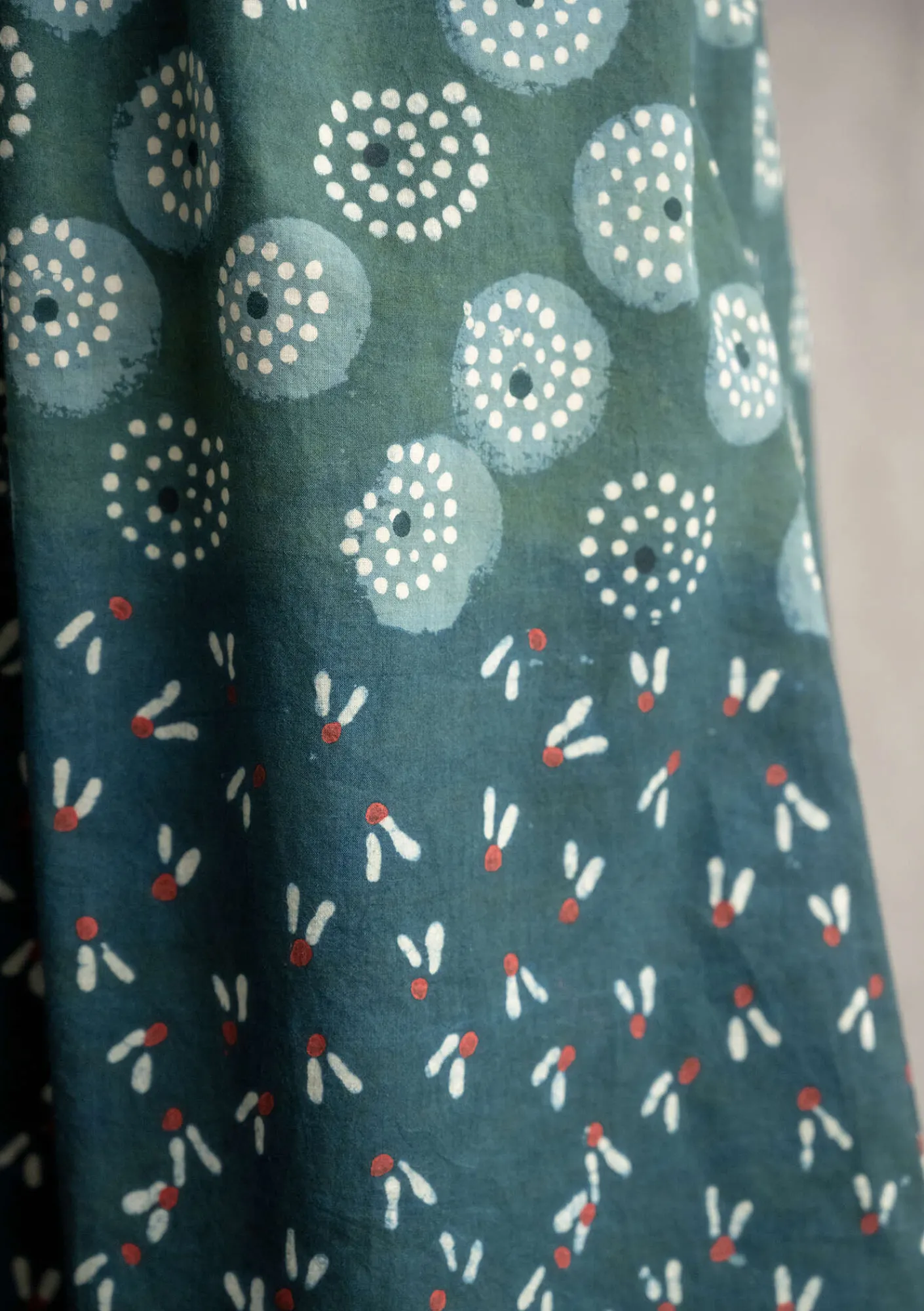 Vävd klänning "Clay" i ekologisk bomull-Gudrun Sjödén