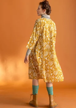 Vävd klänning ”Hedda” i ekologisk bomull-Gudrun Sjödén