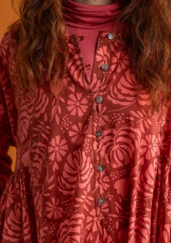 Vävd klänning ”Hedda” i ekologisk bomull-Gudrun Sjödén Discount