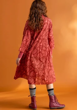 Vävd klänning ”Hedda” i ekologisk bomull-Gudrun Sjödén Discount